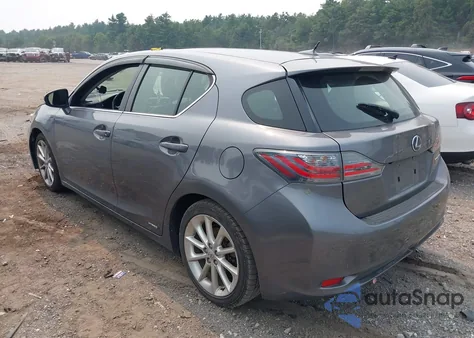 2012 Lexus Ct 200H Premium из США, поврежденный, VIN JTHKD5BHXC2113006